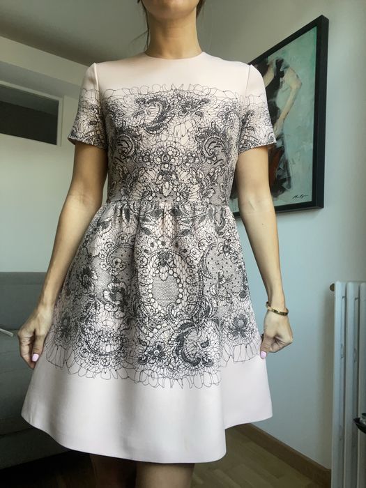 Rochie ocazie Valentino crepe lana matase 38