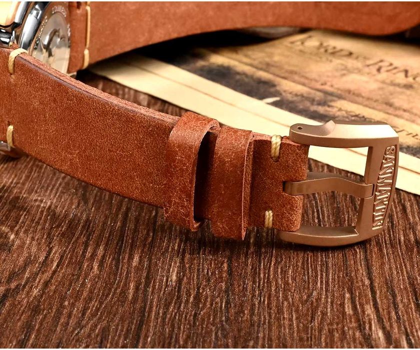 San Martin Tunа-Автоматичен часовник ,NH35,сапфир,300 м водоустойчив