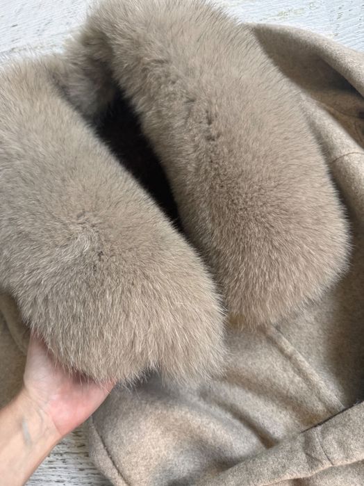 Дамско палто естествен пух Alpaca