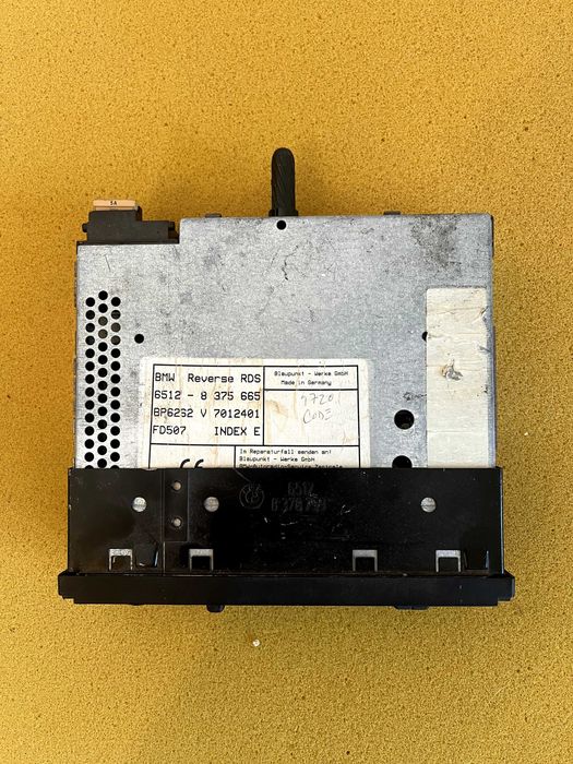 Radio original BMW Reverse RDS, Blaupunkt, OEM (E36, E34, E30, Z3)