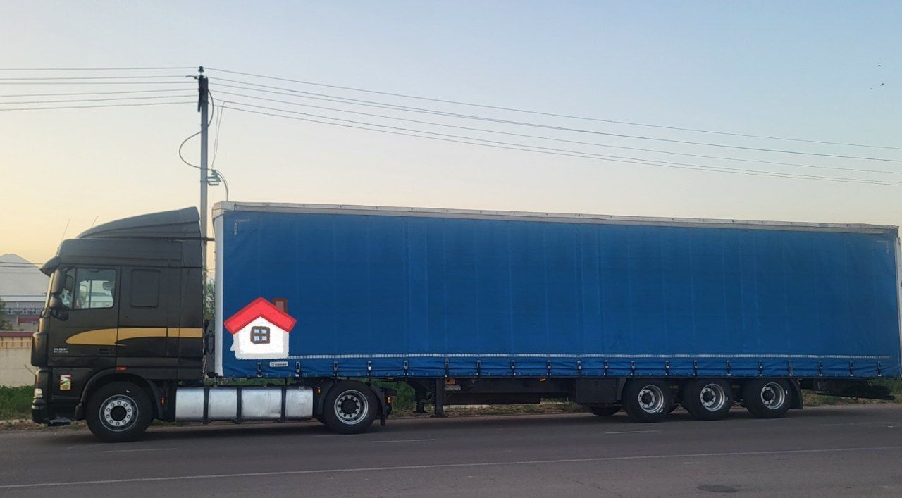 DAF XF 105.460 + KRONE прицеп cотилади