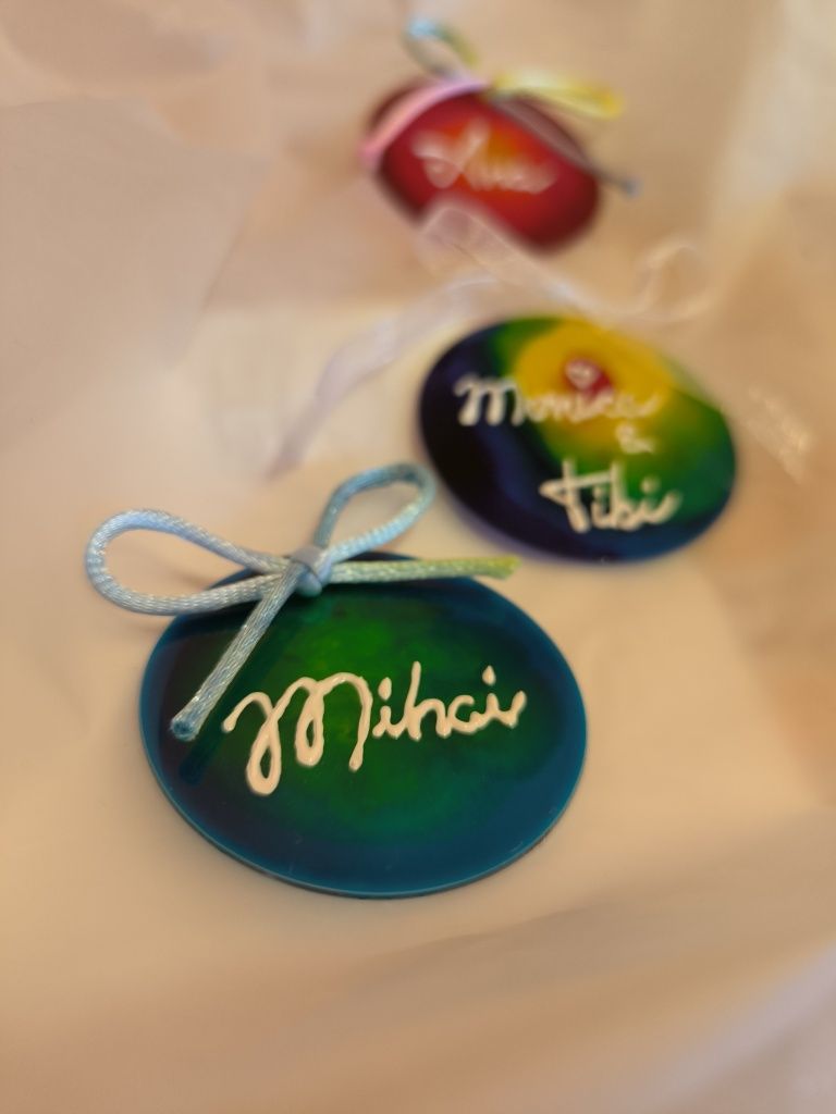 Marturii handmade vitraliu pentru nunta sau botez. 15 ron