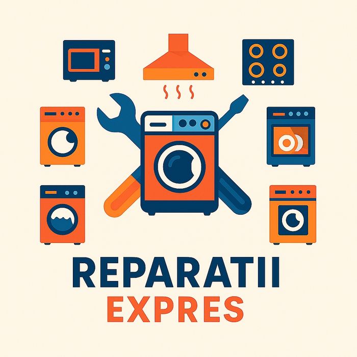 Reparatii mașini de spălat rufe, vase, uscătoare de rufe, plite,hote.