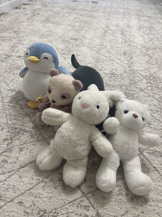Мягкие игрушки по 500 тенге
