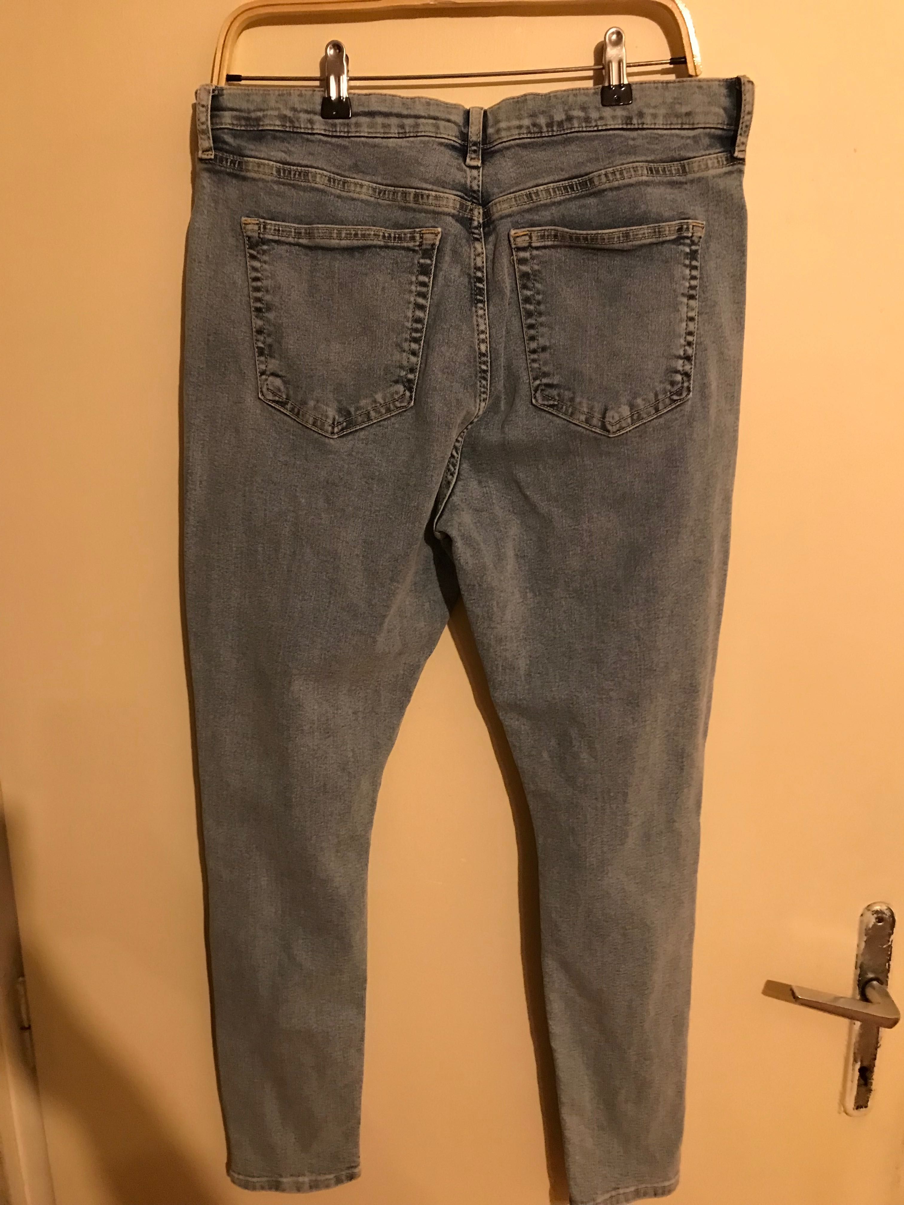 Дамски дънки Topshop W34L32 носени 2 пъти