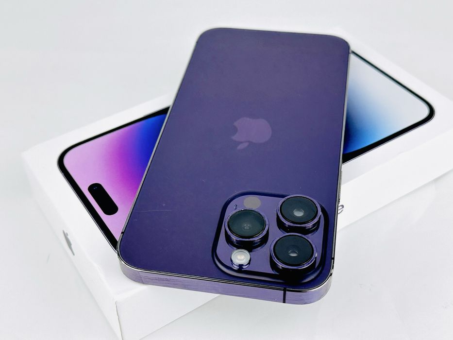 Apple iPhone 14 Pro Max 256GB Deep Purple Перфектен! Гаранция!