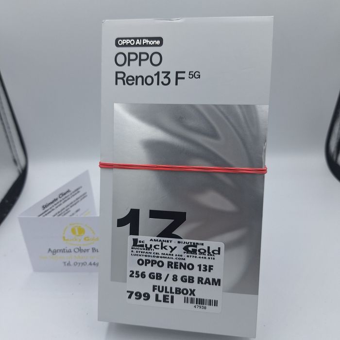 Oppo reno 13F 256 GB 8 GB fullbox factura garanție #47938