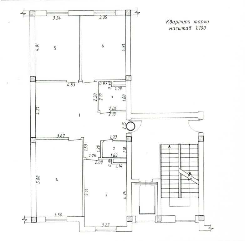 Срочно продаю 3/1/8 улица Паркент . дом 239. Площадь 101м2"