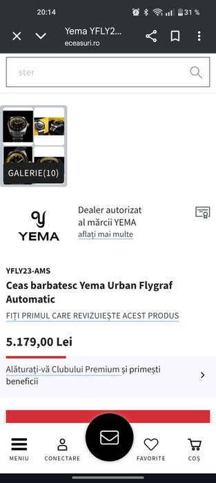 Vând/ Schimb Yema Urban Sport Flygraf