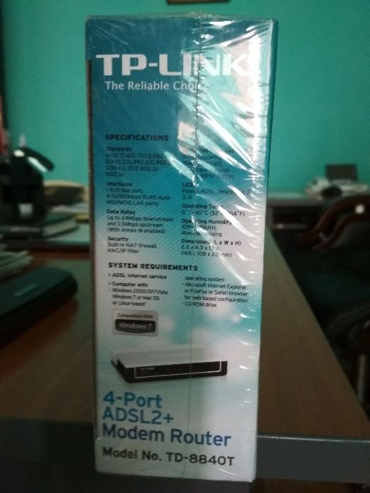 Модем TP LINK TD - 8840 T