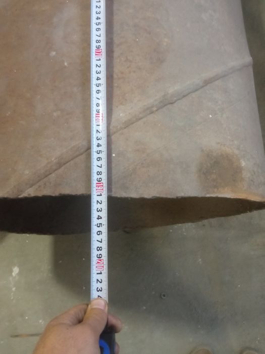 Turba 800 li  turba diametri 80 smlik qalinligi 10 mm 1.9 m uzunligi
