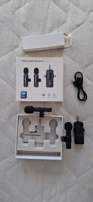 Безжични микрофони за видеа, влогове и лайф предавания!