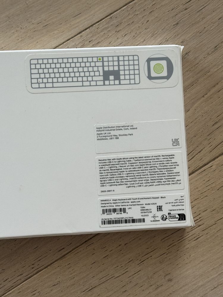 Tastatura Apple Magic Keyboard Touch Id Space grey Noua
