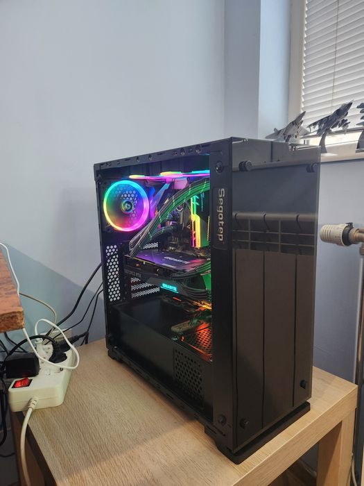 Геймърски Компютър, Ryzen 5 5600x, RTX 3070, 16gb RAM,  ssd 500gb