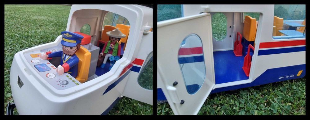 Tren electric Playmobil 4016, trenulet cu telecomanda