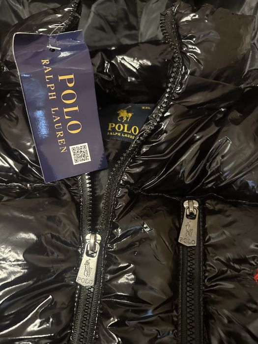 Geaca de iarna talph lauren puffer neagra