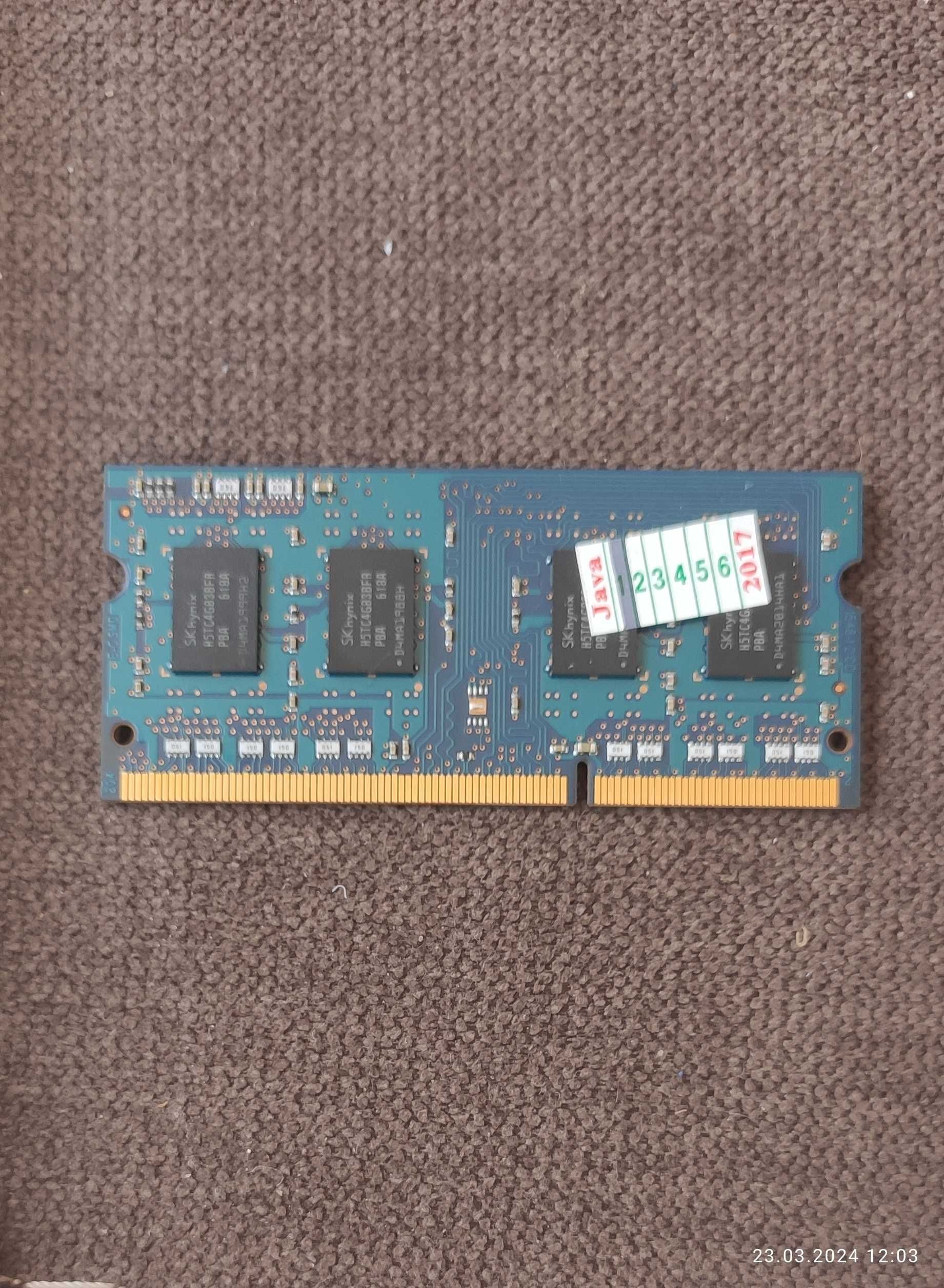 RAM за лаптоп 4gb 1600 MHZ 1.35V DDR3