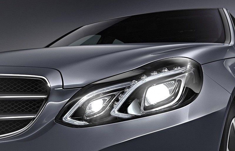 Стекла фар  Mercedes Ben's w212