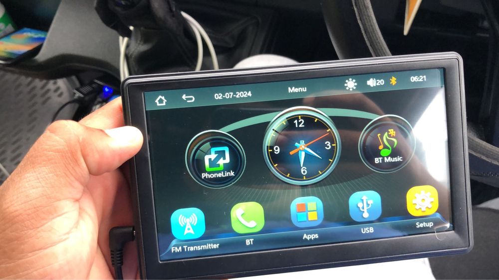 Navigatie Android Portabila Ecran Touch 7 inch Carplay Android auto
