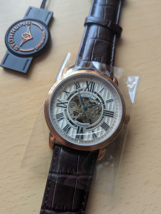Ceas barbatesc automatic Stuhrling Original Delphi Venezia 1077.3345K2