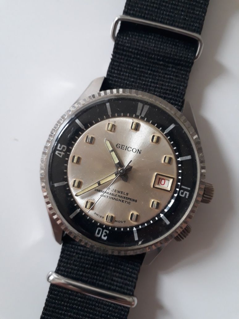 Ceas vintage mecanic Geicon 42mm