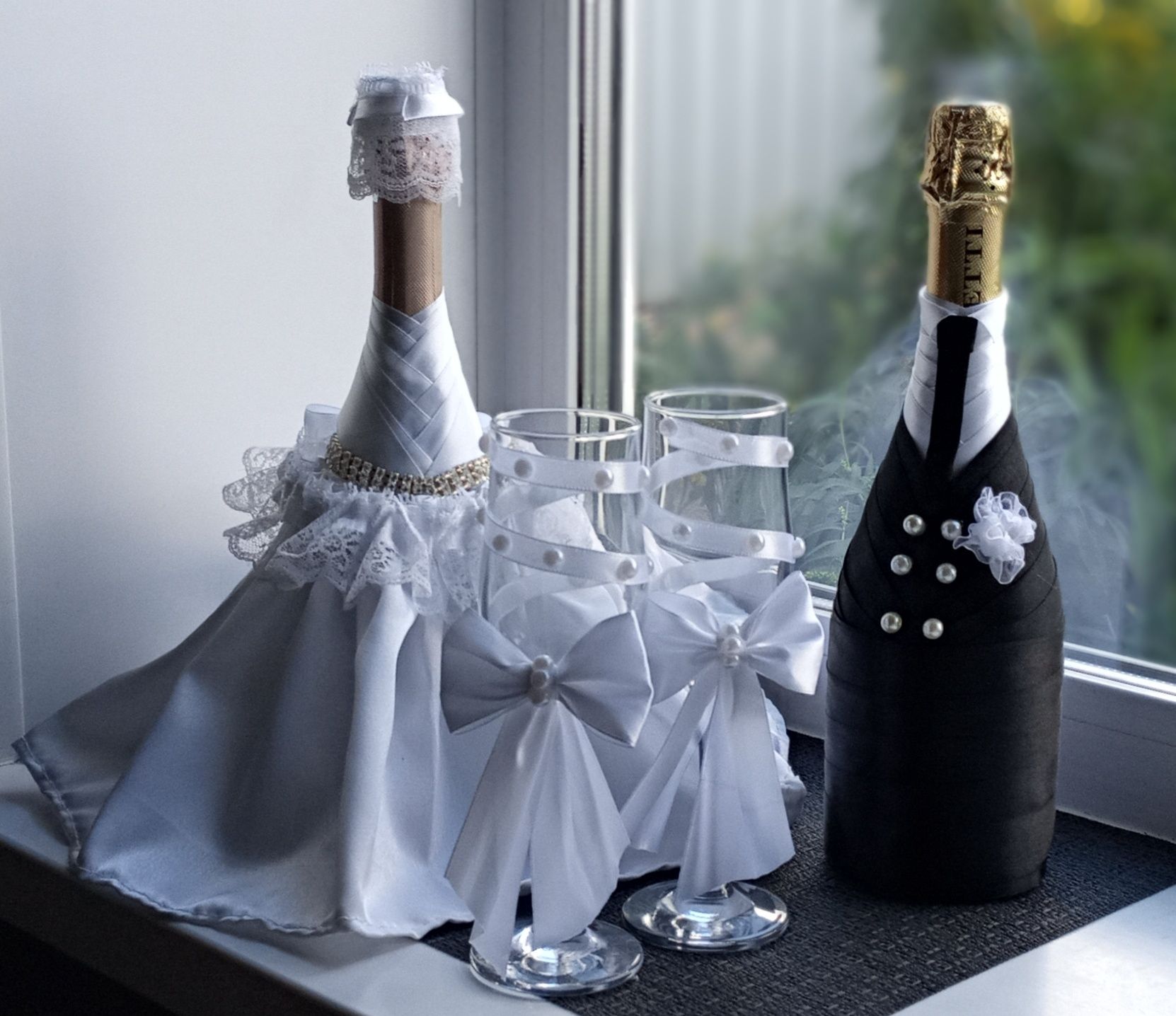 свадебное шампанское