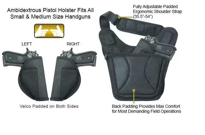 Leapers USA Универсална Тактическа Чанта в к-т с Кобур