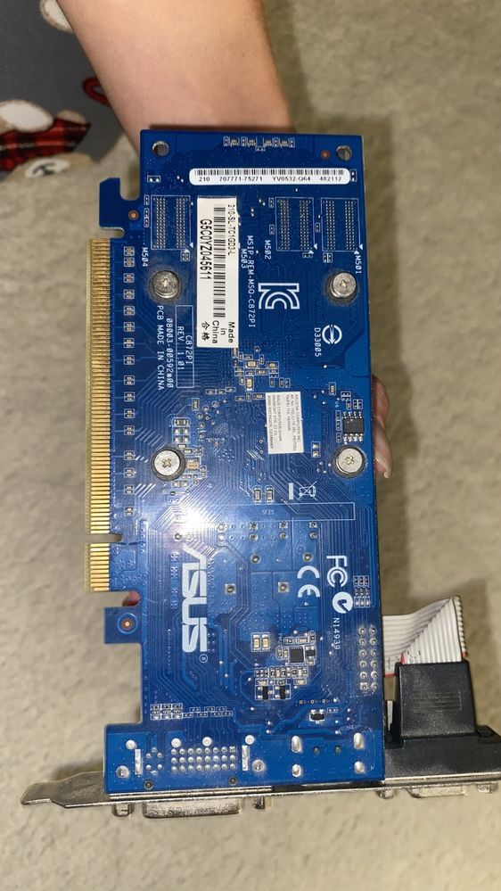Asus Nvidia 210 1 gb видеокарта