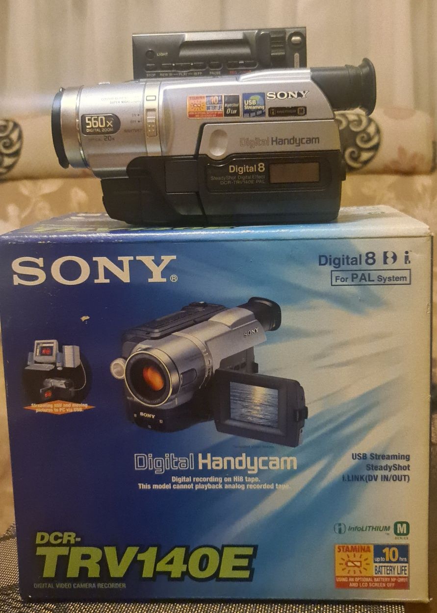 sony TRV 140E DIGITAL 8 и 3 кассеты