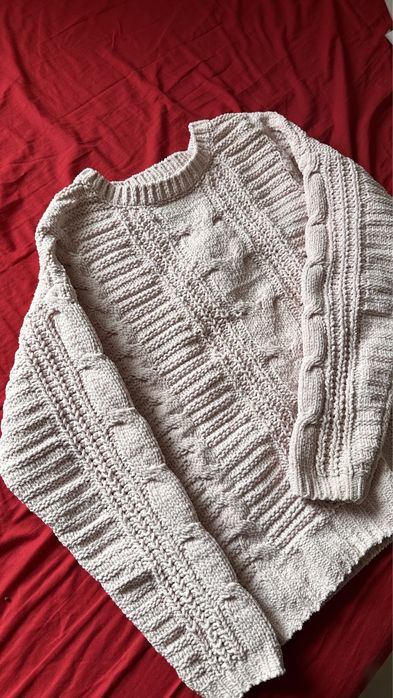 Pulover Primark roz, din material gros