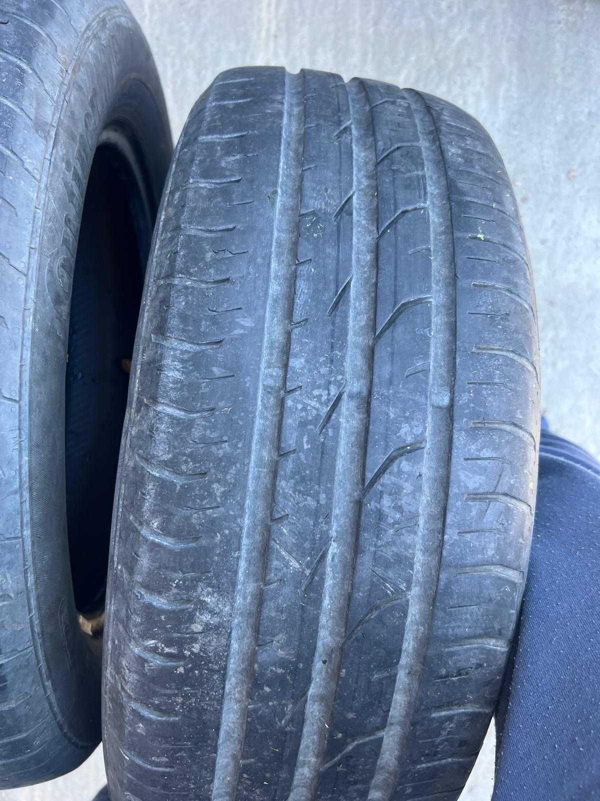 Vand 4 anvelope vara 205/60/16 marca Continental, 250 lei/set