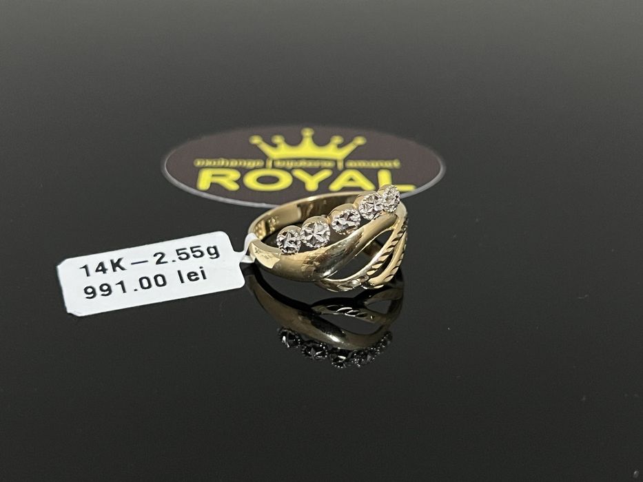 Bijuteria Royal CB : Inel dama aur 14k 2,55 grame