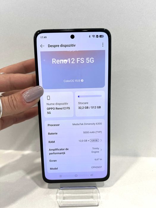 Oppo Reno 12 FS 5G, 512GB/12GB,  Green!