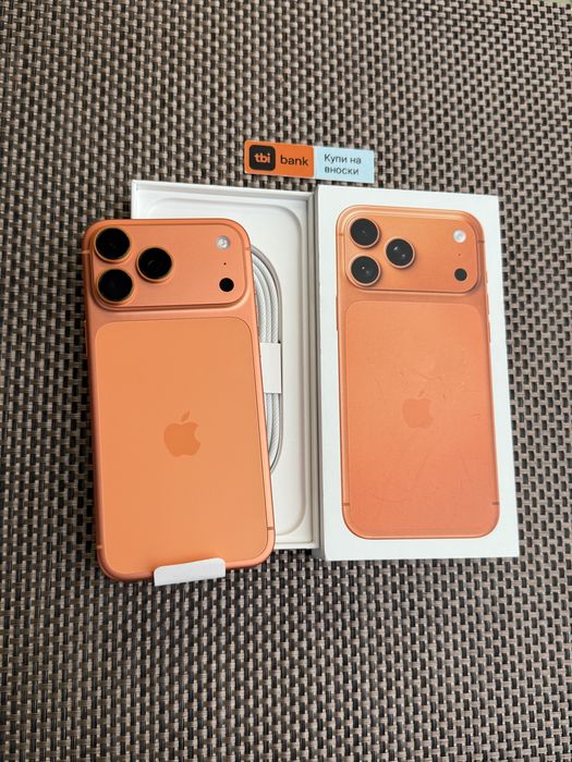 НОВ! 256Gb *ЛИЗИНГ* iPhone 17 Pro Max Cosmic Orange Айфон Гар
