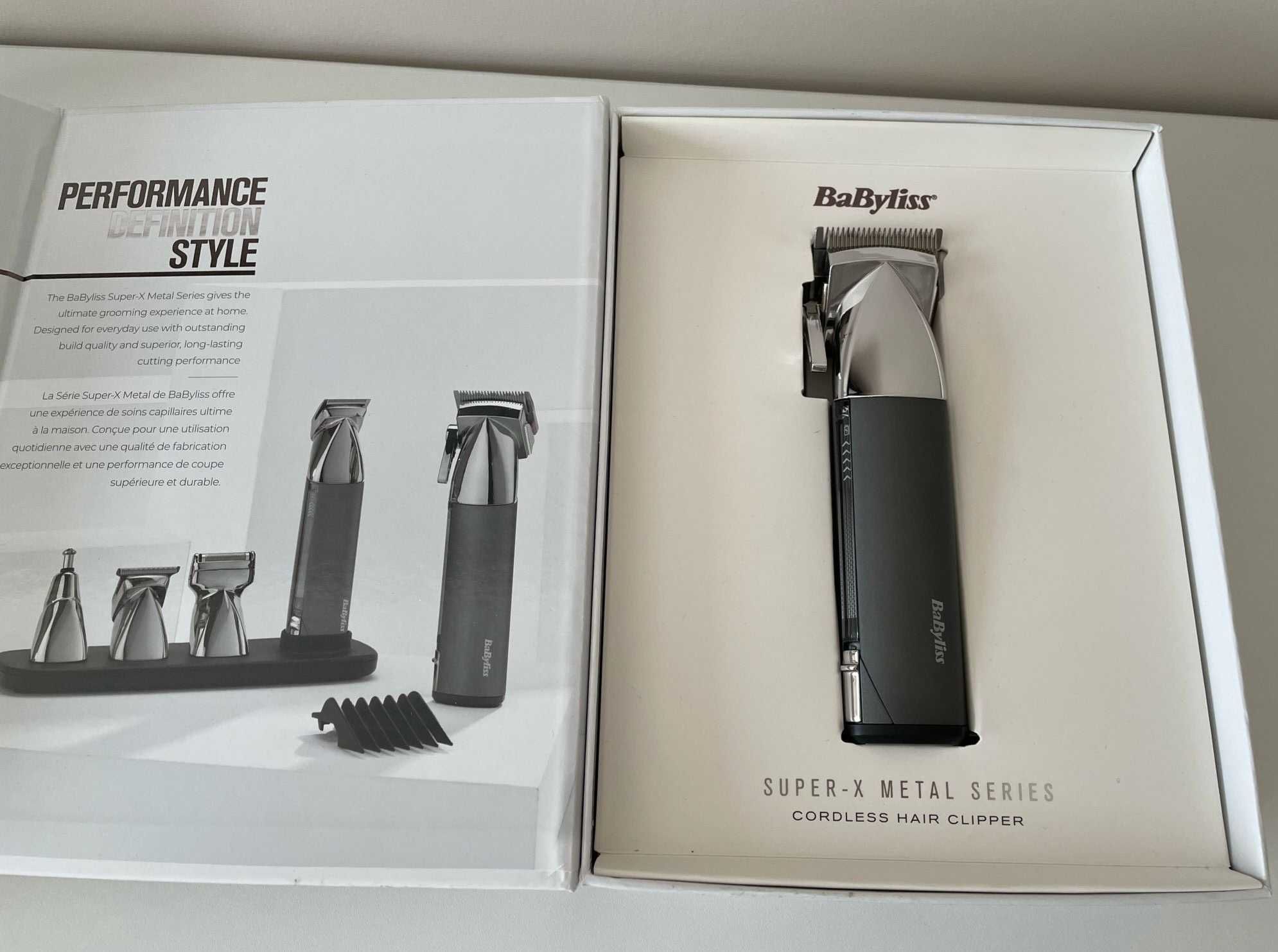 Aparat de tuns BaByliss E996E, Super-X Metal. Nouă