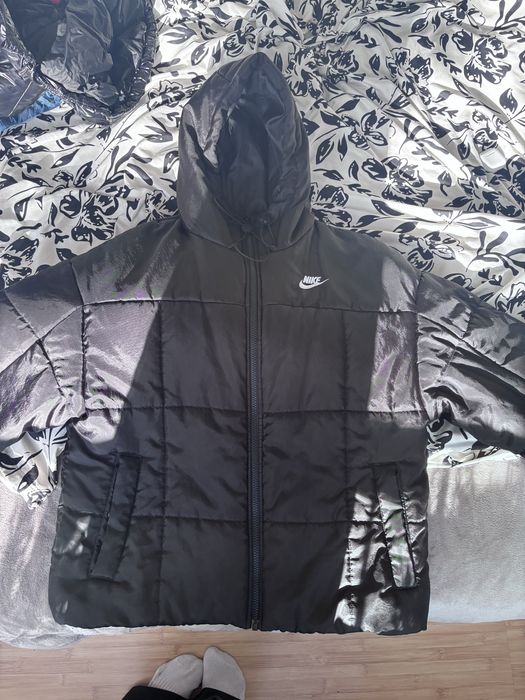 Черно зимно яке Найк