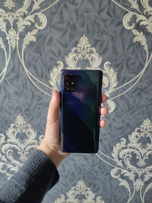 Samsung A71 6/128gb soladi radnoy sensr sal siniq