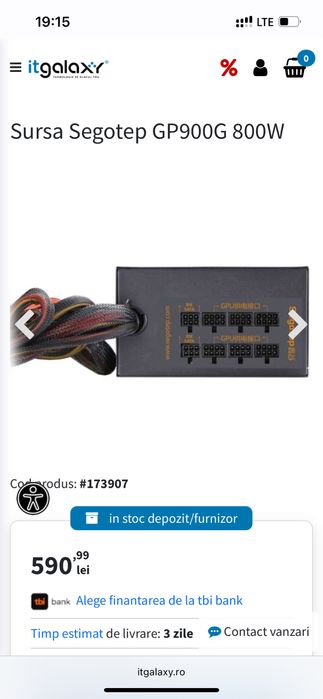 Sursa Segotep GP900G 800W
