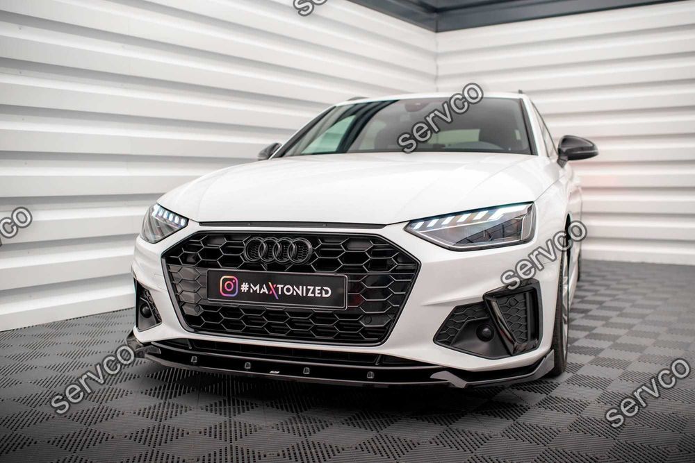 Prelungire bara fata Audi A4 S-Line S4 B9 2019- v12 - Maxton Design