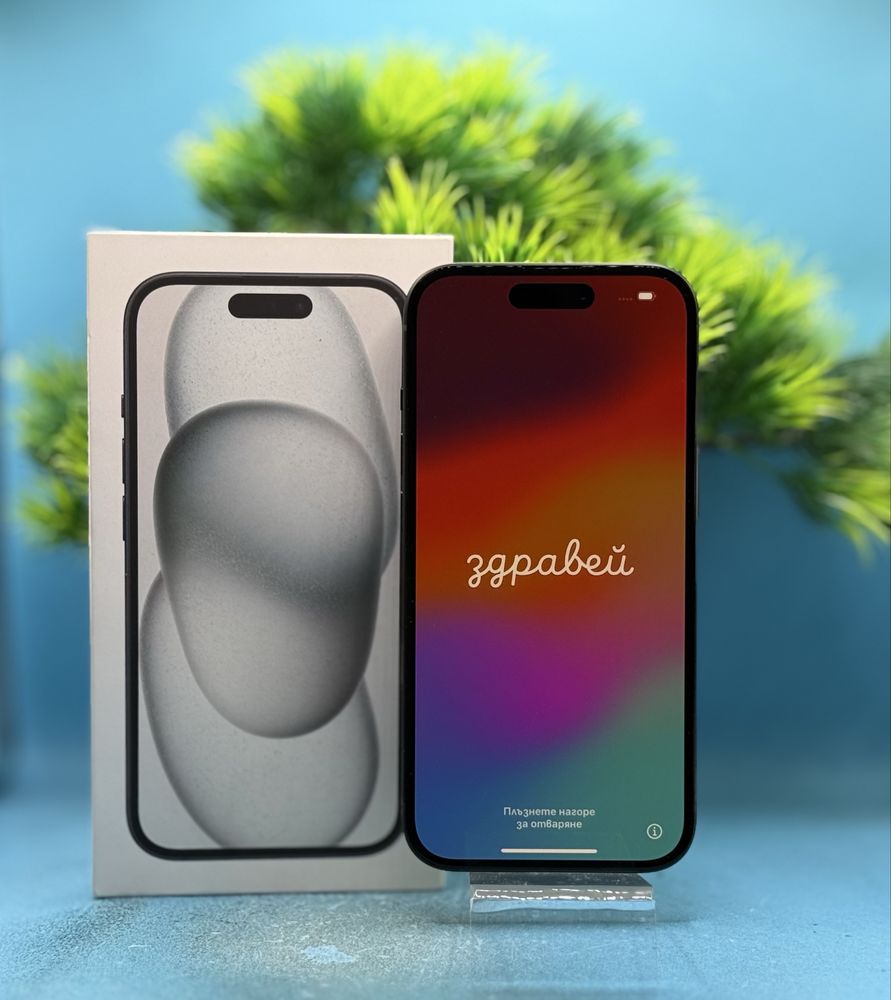 НОВ!!! Apple iPhone 15, 128GB, 5G, Black