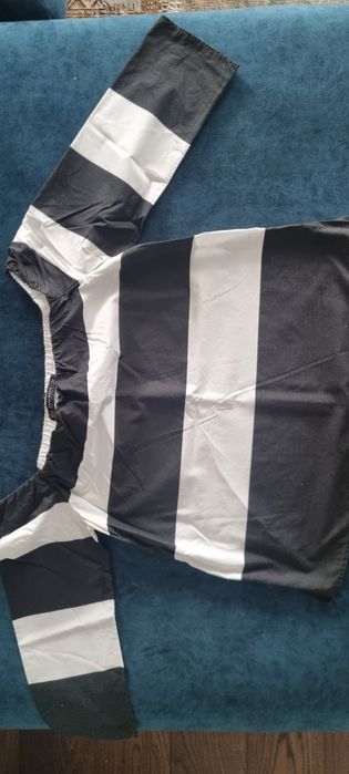 Черно бяла блуза поплин xs