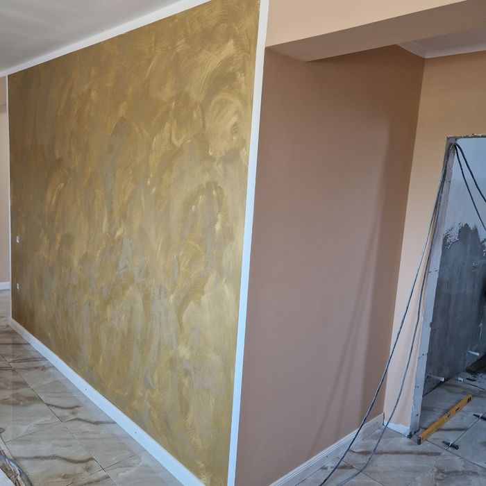 Construcții amenajări interioare var lavabil aplicat la pompa profi