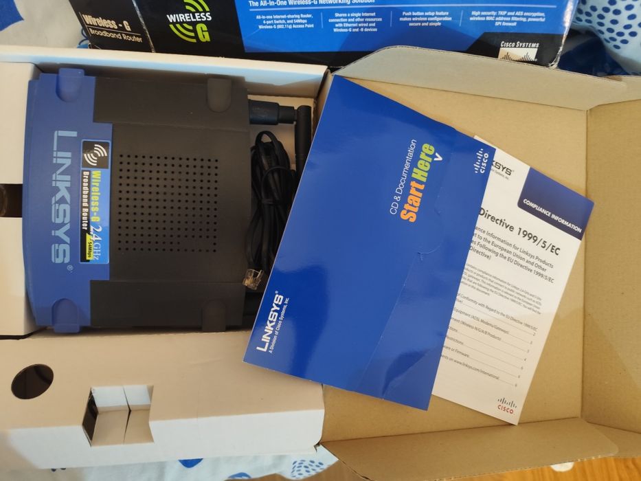Router Broadband Wireless-G Linksys WRT54GL