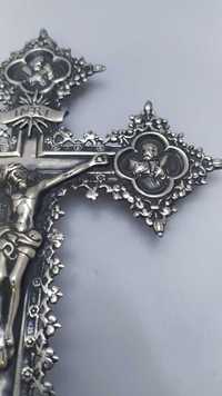 Crucifix vechi din argint 219 grame