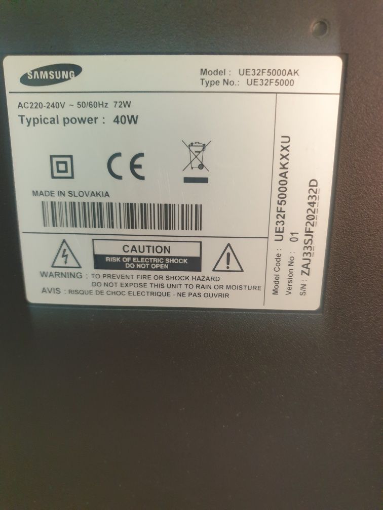 Телевизор Samsung UE32 F 5000KA на части