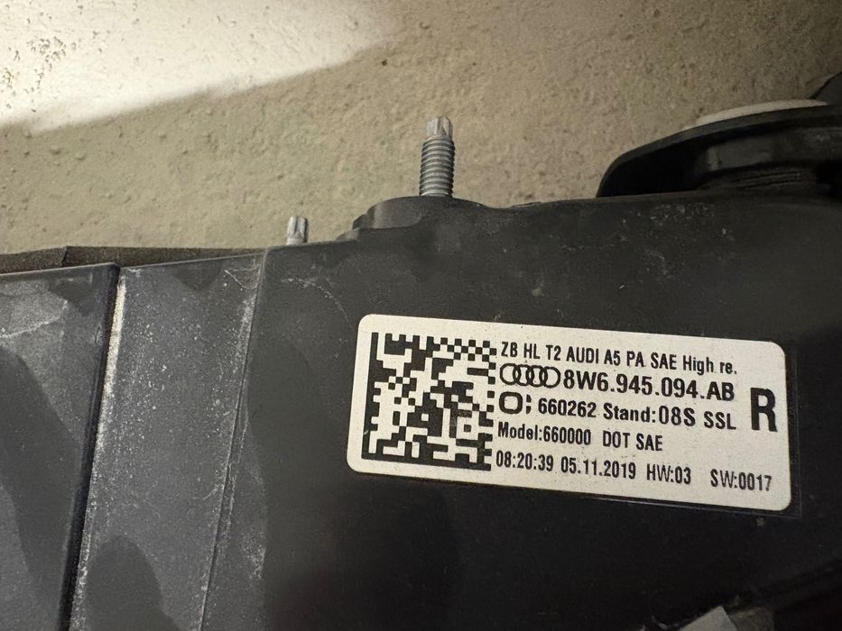 Мигачи и стопове facelift за Ауди А5/S5 2019/2021