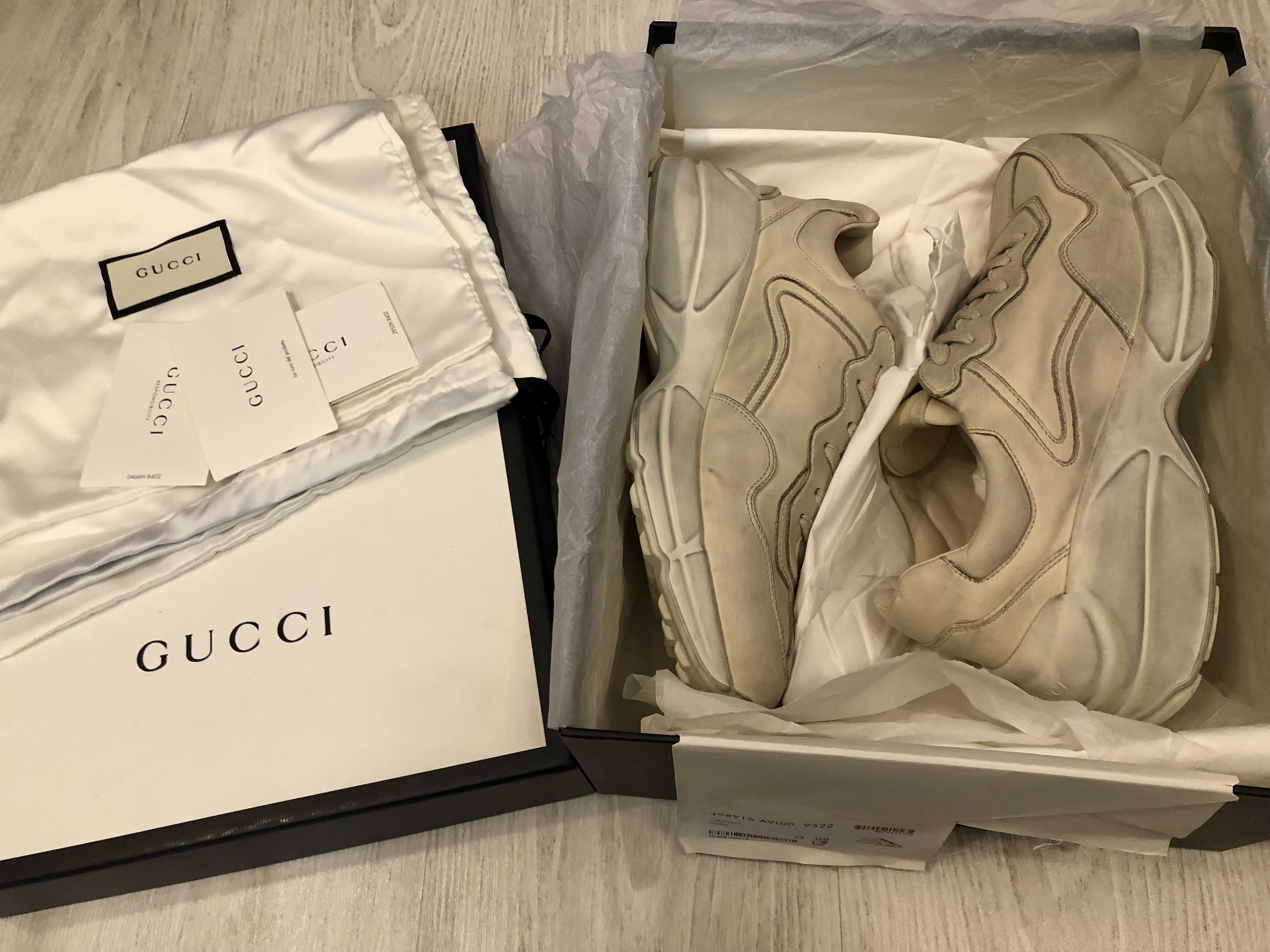 Gucci Rhyton 42, originali sau 8 italy, full box, retail 790 euro