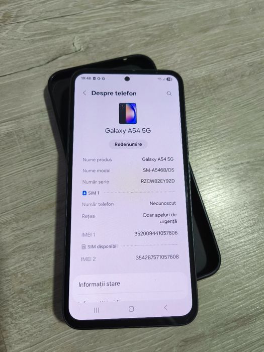 Vând Samsung Galaxy A54 5G 128 Gb