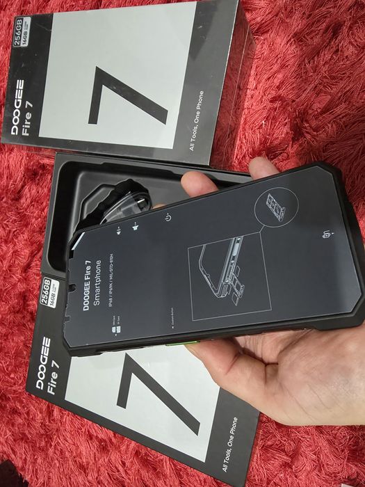 -Doogee Fire 7, Nou, 256Gb, 4Ram+12 extins, telefon de munca rezistent