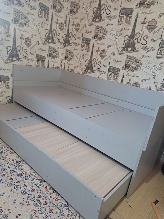 Детский Спалный сатылады бир адамдык бирак асты ашылады еки адамга жа